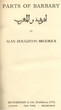 Parts of Barbary