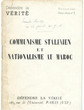 Communisme stalinien et nationalisme au Maroc