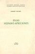 Etudes Hispano-Africaines