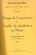 Partage de Compétence et Conflits de Juridictions au Maroc