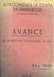 Avance de la memoria quinquenal de 1952-ano 1948
