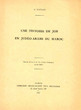 Une histoire de Job en judéo-arabe du Maroc.