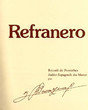 Refranero; recueil de "Refranes" (proverbes) judéo-espagnols du Maroc (hakitia).