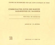 Communautés juives des marges sahariennes ;receuil de sources présenté par M. Abitbol.