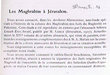 Les Maghrabim à Jérusalem.