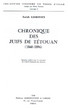 Chronique des Juifs de Tétouan (1860-1896).