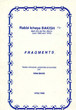 Rabbi Ichaya Bakish; Beth-Din de Fès, Maroc (vers 1590- vers 1610); fragments.