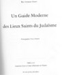 Un Guide Moderne des Lieux Saints du Judaisme