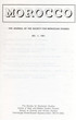 Morocco,the journal of the society for Moroccan studies