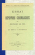 Essai de Répertoire Chronologique des éditions de Fès
