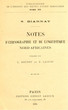 Notes d'ethnographie et de linguistique nord-africaines.