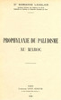 Prophylaxie du paludisme au Maroc