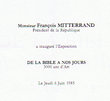 De la bible à nos jours
