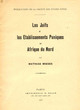 Les juifs et les établissements puniques en Afrique du Nord.