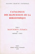 Catalogue des Manuscrits de la Bibliothèque de l'Alliance Israélite Universelle