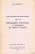 Bibliographie thématique et analytique de l'affaire Dreyfus