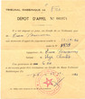 Dépot d'appel