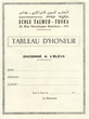 Tableau d'Honeur