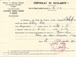 Certificat de scolarité