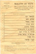 Bulletin de vote