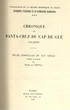 Chronique de Santa-Cruz du cap de Gué(agadir)