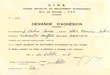 Demande d'Adhésion