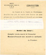 Convocation à la synagogue Séréro