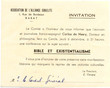 Invitation à la conférence "Bible et Existentialisme"