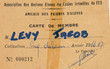 Carte de membre (Jacob Lévy)