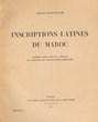 Inscriptions latines du Maroc