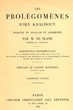 Les Prolégomènes d'Ibn Khaldoun