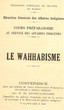 Le Wahhabisme