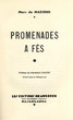 Promenade à Fès