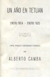 Un Ano en Tetuan.Enero 1924-Enero 1925