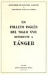 Un folleto inglés del siglo XVII referente a Tanger