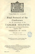 Final Protocol......Tangier Statute