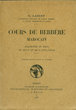 Cours de Berbère marocain