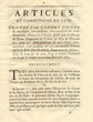 Articles et conditions...Louis XIV et Mulay Jomel