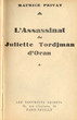L'Assassinat de Juliette Tordjman d'Oran