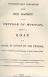 Suppl. convention between her majesty and the emperor of Morocco...