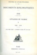 Documents Diplomatiques-Affaires du Maroc 1908-1912