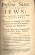 The present State of the Jews;  more particularly relating to those in Barbary ; wherein is contained an Exact Account of their customs, Secular and Religious ; to which is annexed, a summary discourse of the Misna, Talmud, and Gemara.