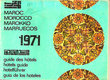 Maroc 1971  Guide des Hotels