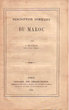 Description sommaire du Maroc