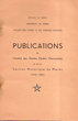 Publications de l'Institut des Hautes Etudes Marocaines