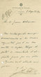 Lettre du Consulat d'Espagne à Tanger