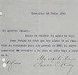Lettre d'Isaac Levy