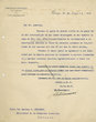 Lettre de Abensur, Isaac (Président de la communauté israélite de Tanger)