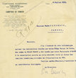 Lettre du Dir. de la banque Compagnie Algérienne