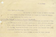 Lettre de Abensur, Isaac (Président de la communauté israélite de Tanger)